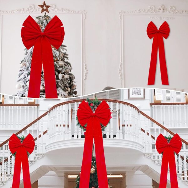 15 Avezzano Christmas Bow Decorations Perfect for Holiday Photoshoots