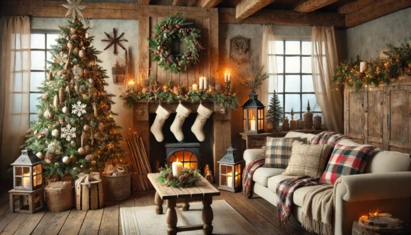 20 Rustic Farmhouse Christmas Decorations Ideas to Bring Cozy Charm to Your Home