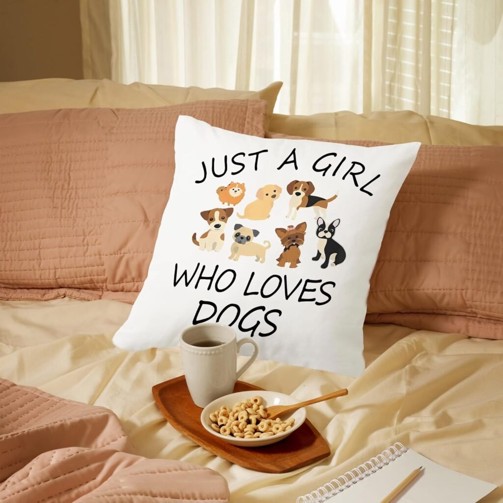 Dog-Themed Throw Pillows