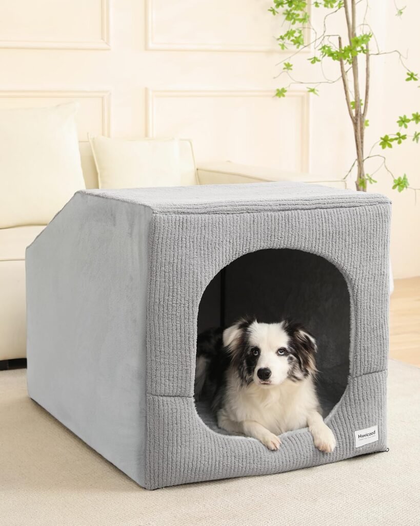 Modern Dog Houses for Apartments featuring Minimalist Wooden Dog House